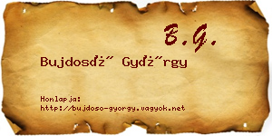 Bujdosó György névjegykártya